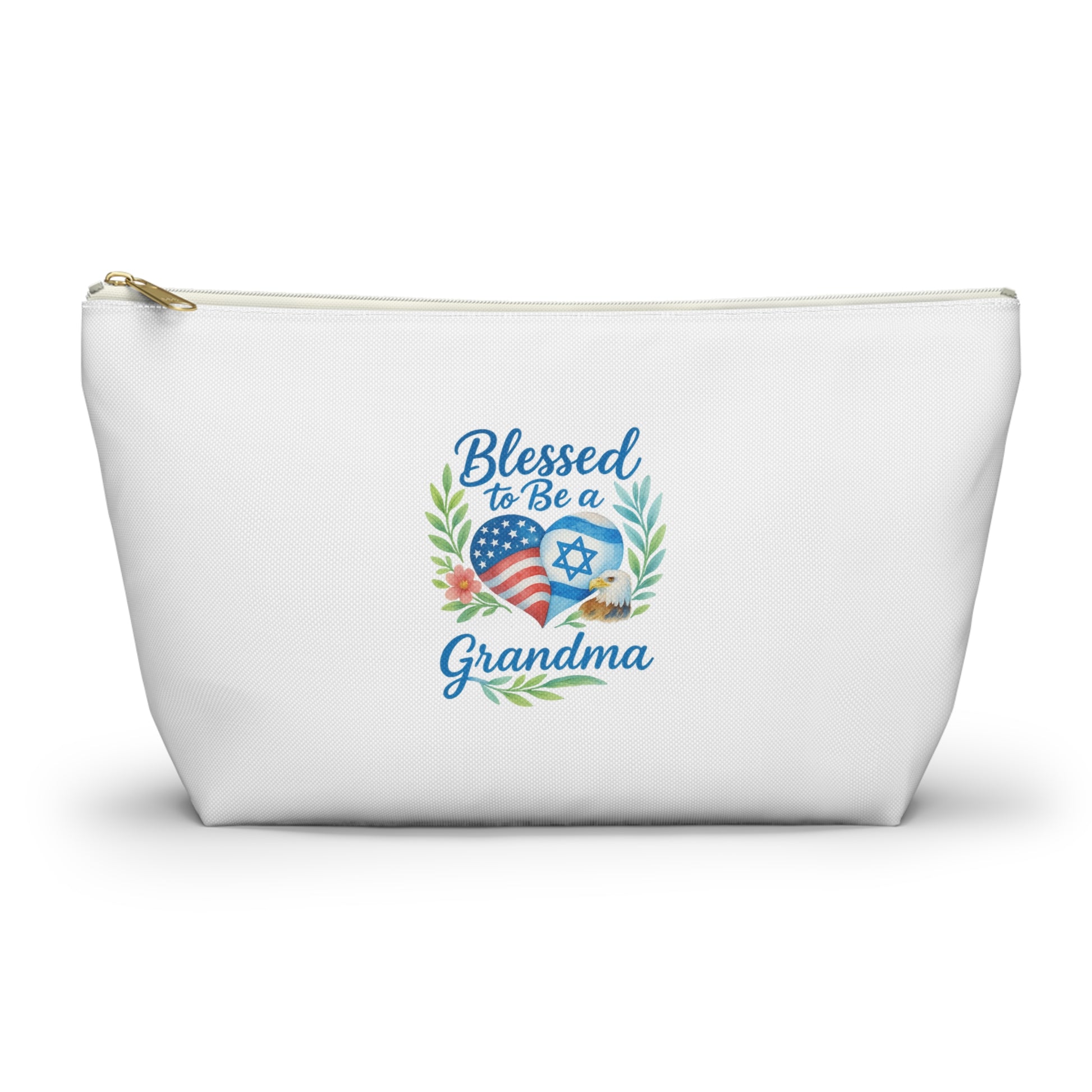 Blessed To Be A Grandma Accessory Pouch w T - bottom - American Zionist