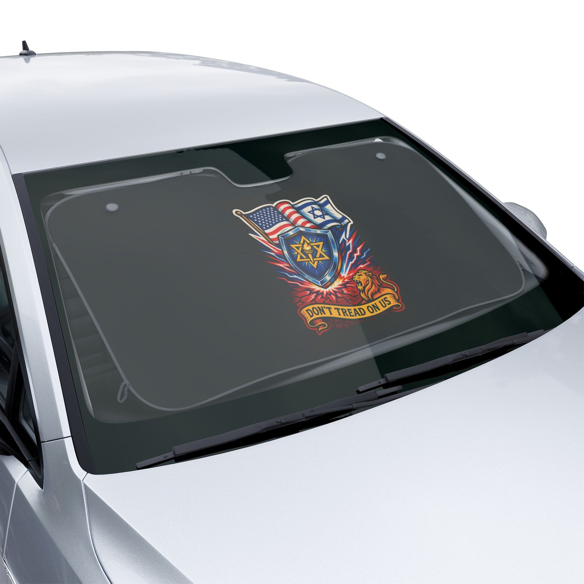 Don't Tread on Us Car Sun Shades - American Zionist