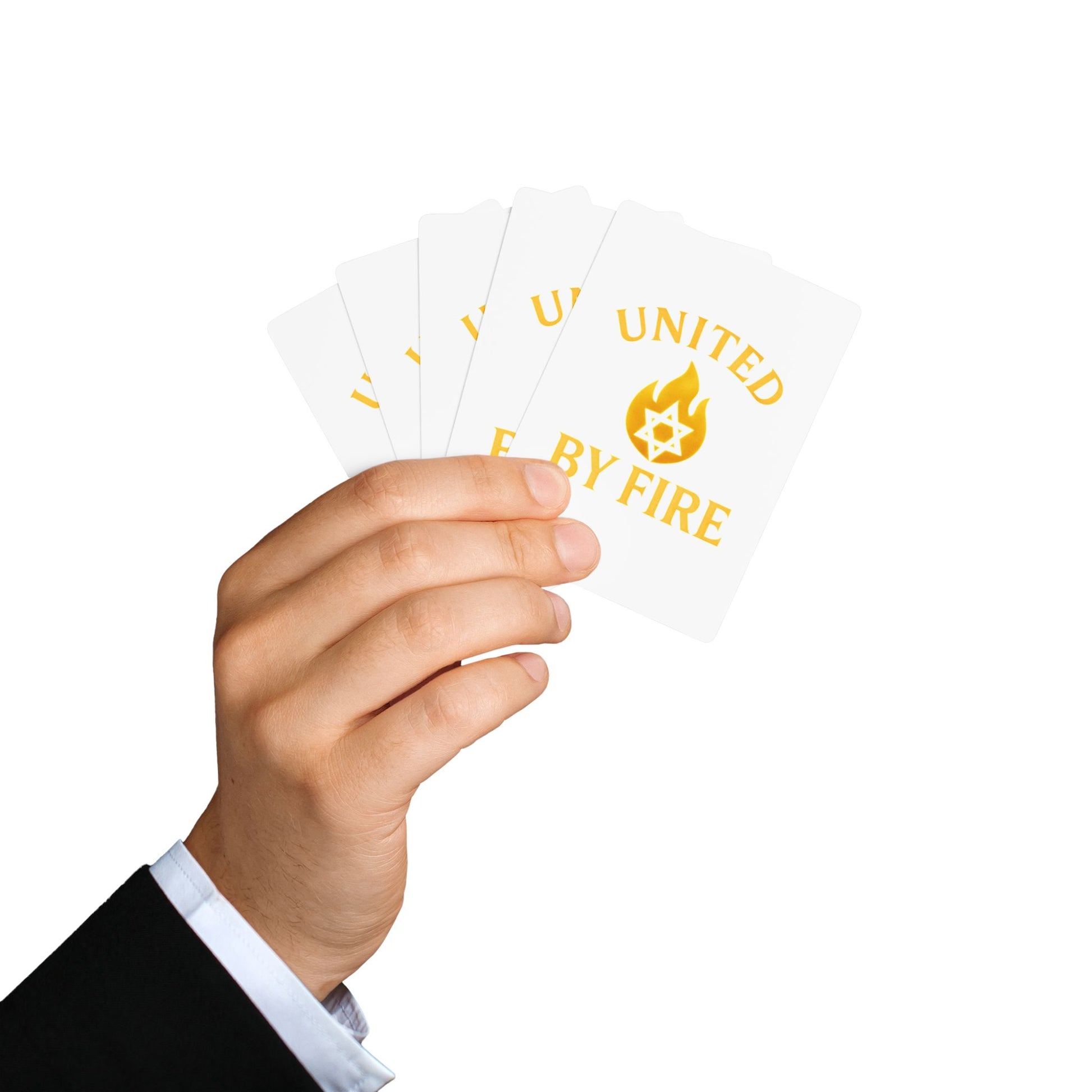 United by Fire Poker Playing Cards - American Zionist