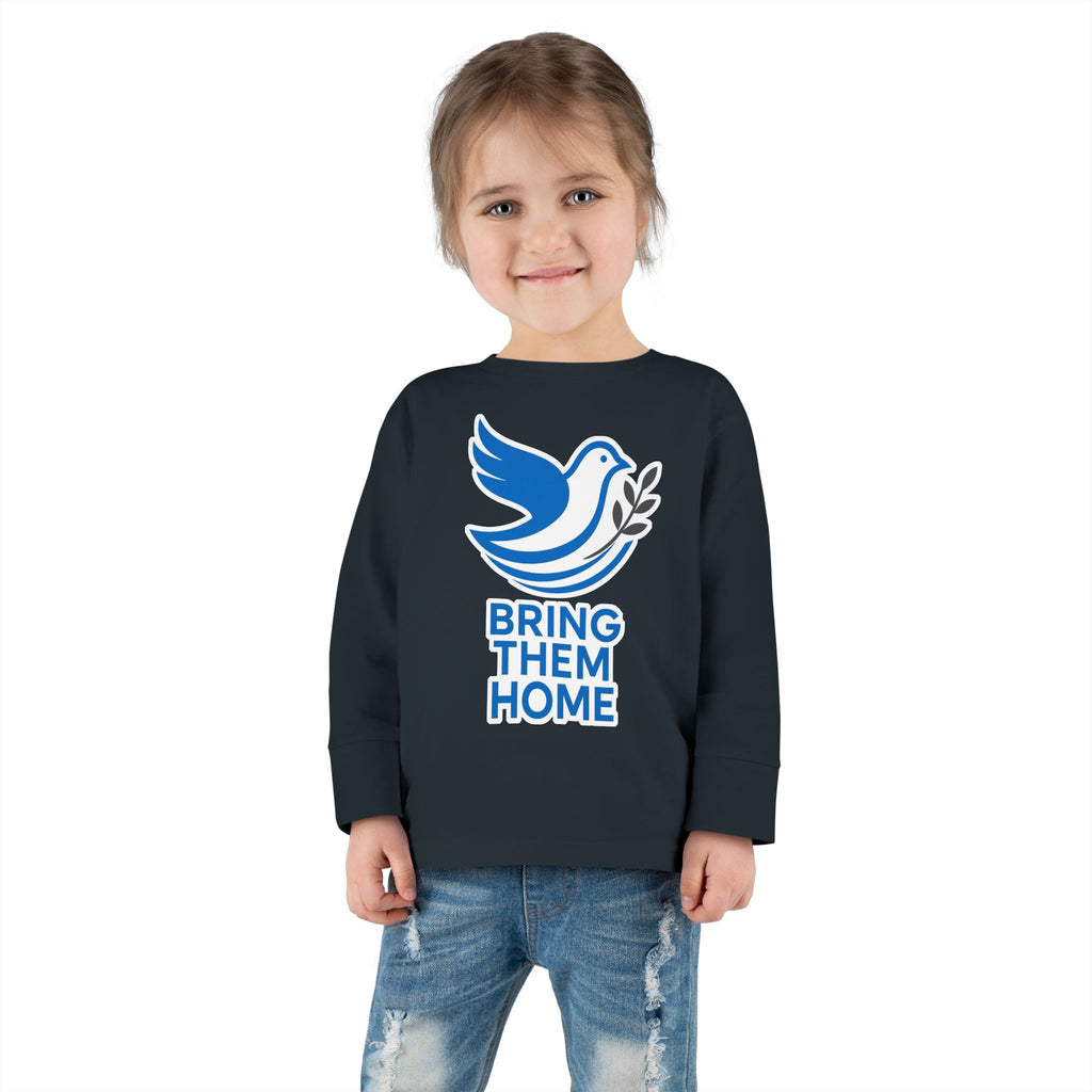Dove Bring Them Home Toddler Long Sleeve Tee - American Zionist