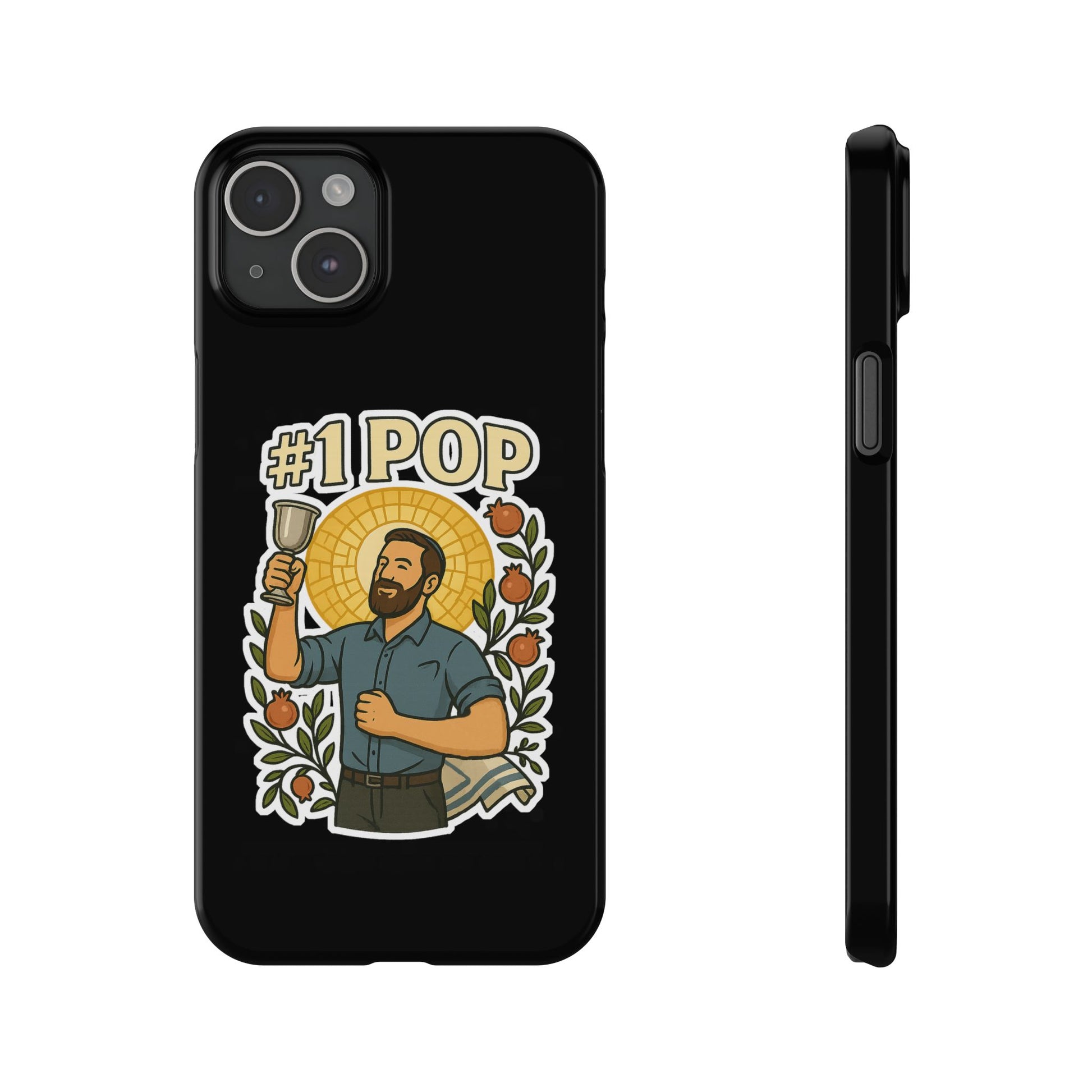 1 Pop Slim Phone Cases - American Zionist