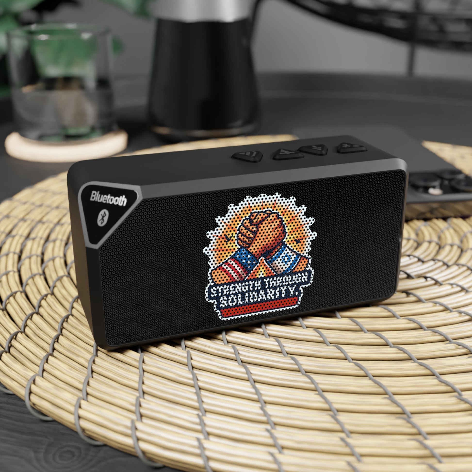 Strength Through Solidarity Jabba Bluetooth Speaker - American Zionist
