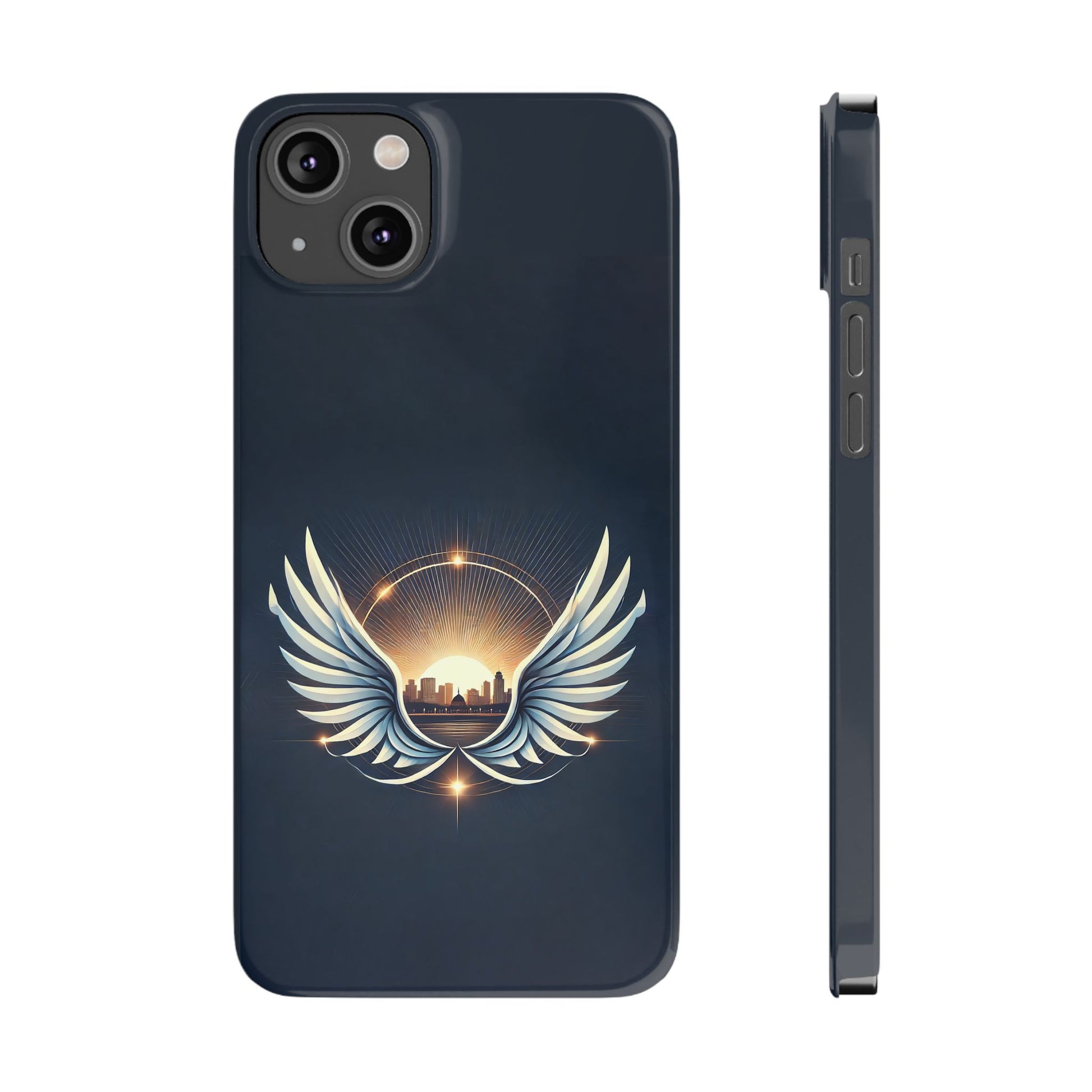 Sunrise Wings Slim Phone Cases - American Zionist
