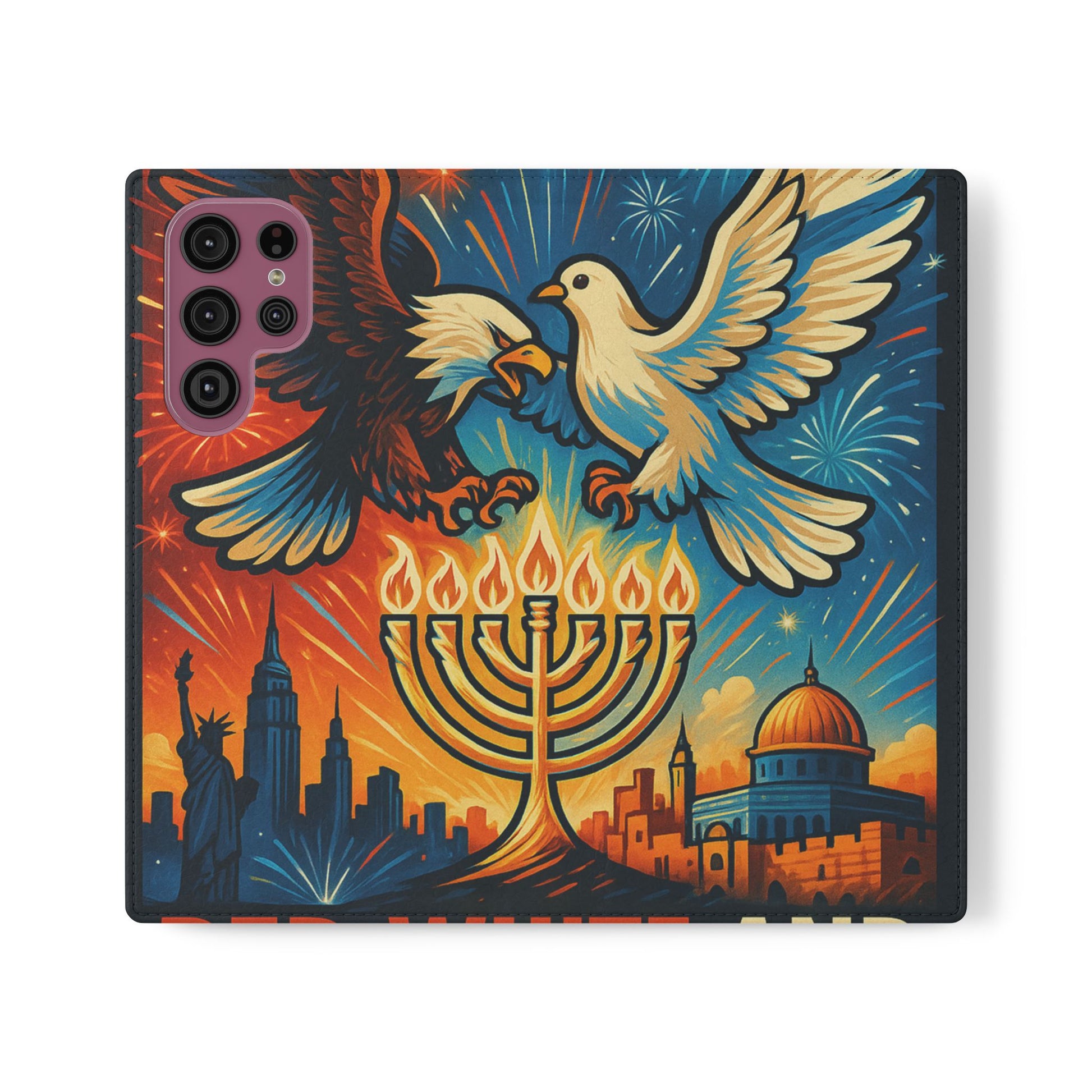 Red White and Blue Flip Cases - American Zionist