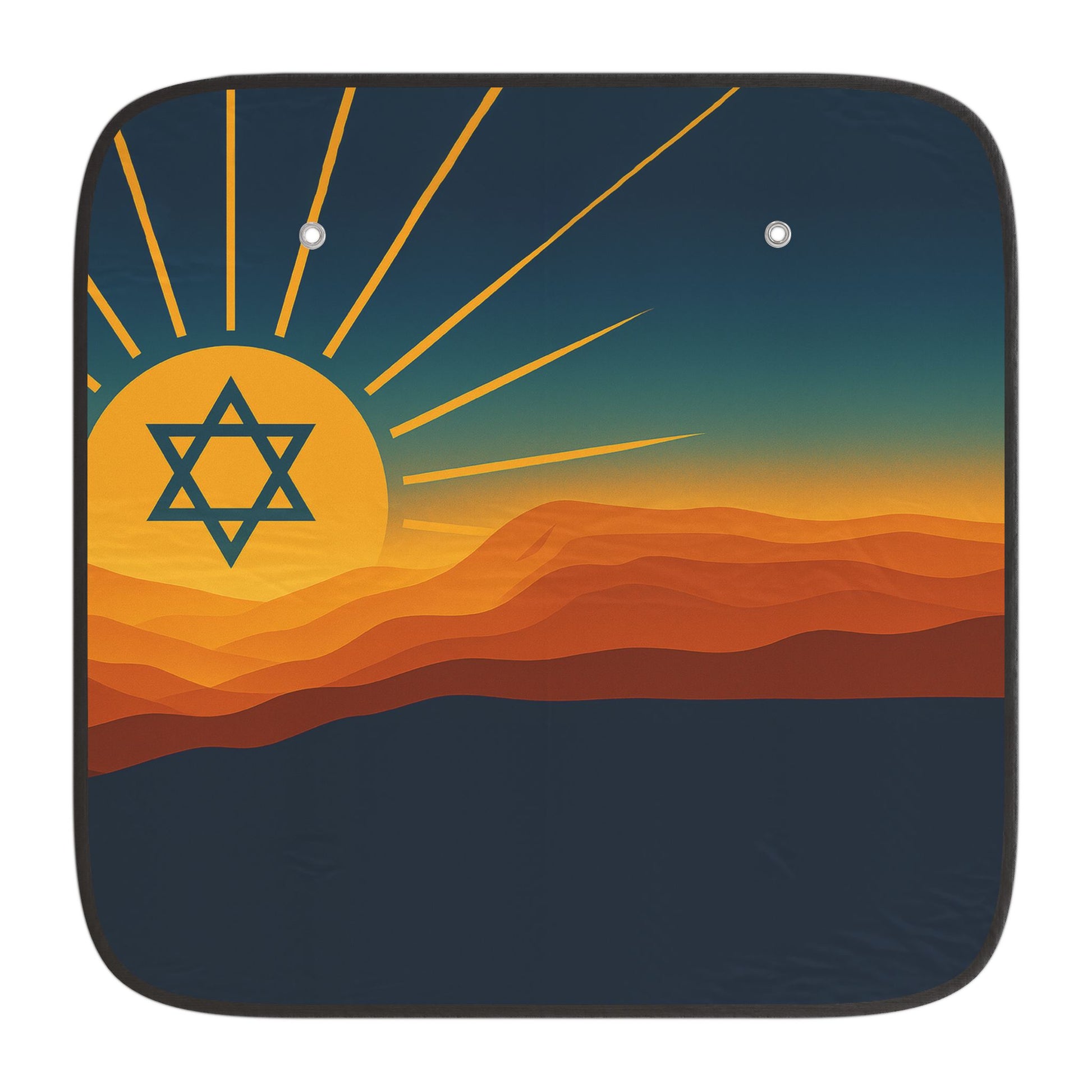 Promise At Dawn Car Sun Shades - American Zionist