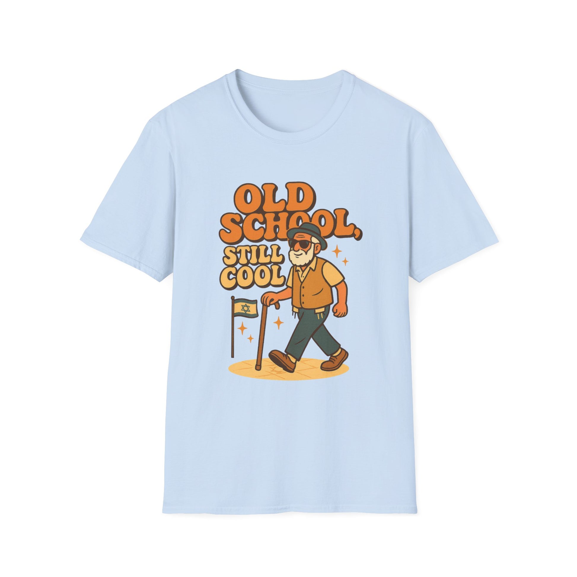 Old School Grandpa Softstyle T-Shirt - American Zionist