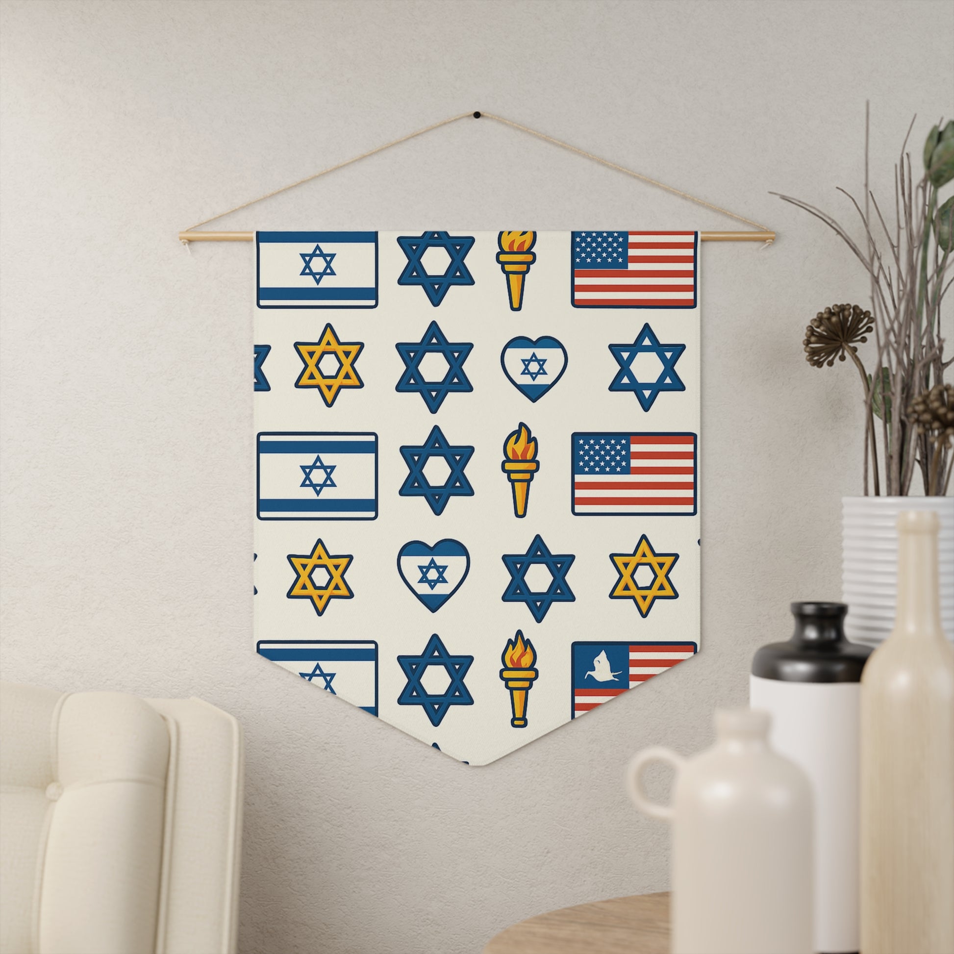 Symbol of Shared Freedom Pennant - American Zionist