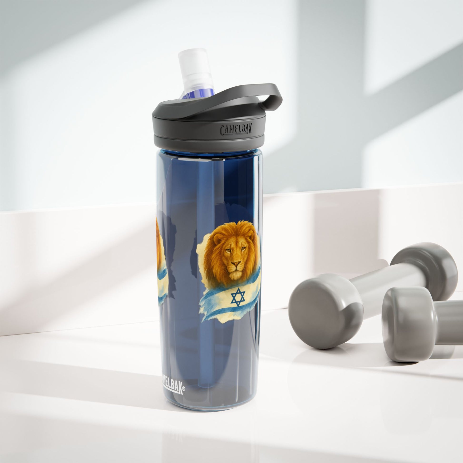 Lion Of Israel Water Bottle, 20oz\25oz - American Zionist