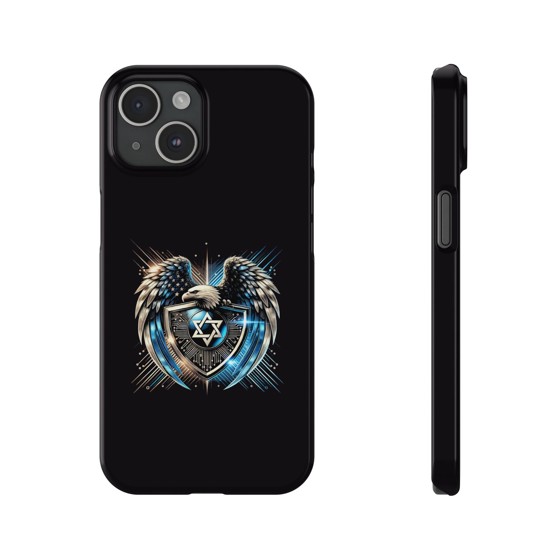 Wings of Zion Slim Phone Cases - American Zionist