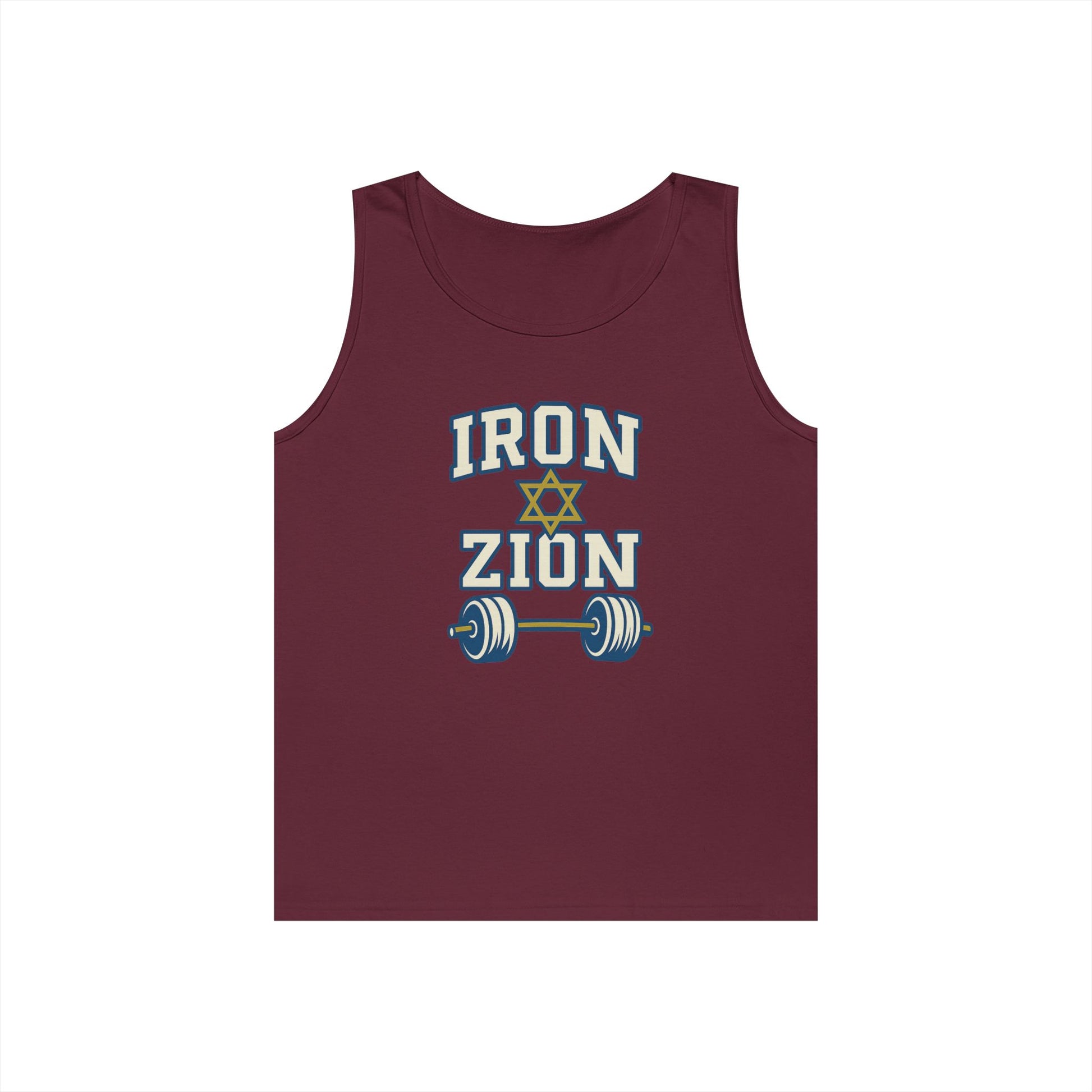 Iron Zion Unisex Heavy Cotton Tank Top - American Zionist