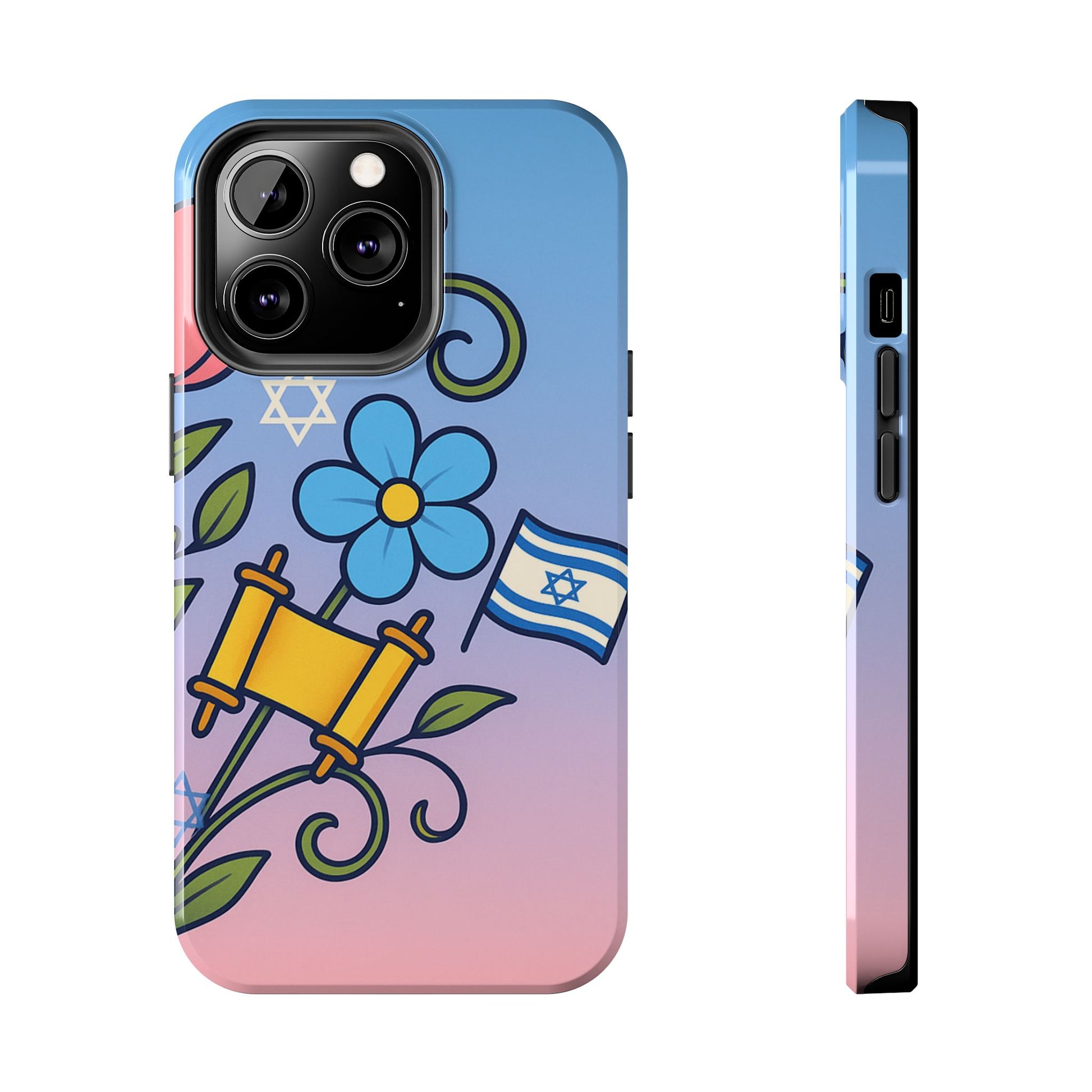 Flourish with Freedom Tough Phone Cases - American Zionist