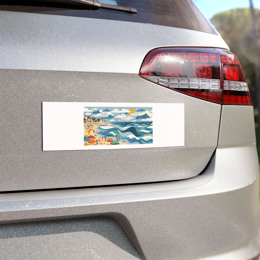 Tel Aviv Beach Car Magnets - American Zionist