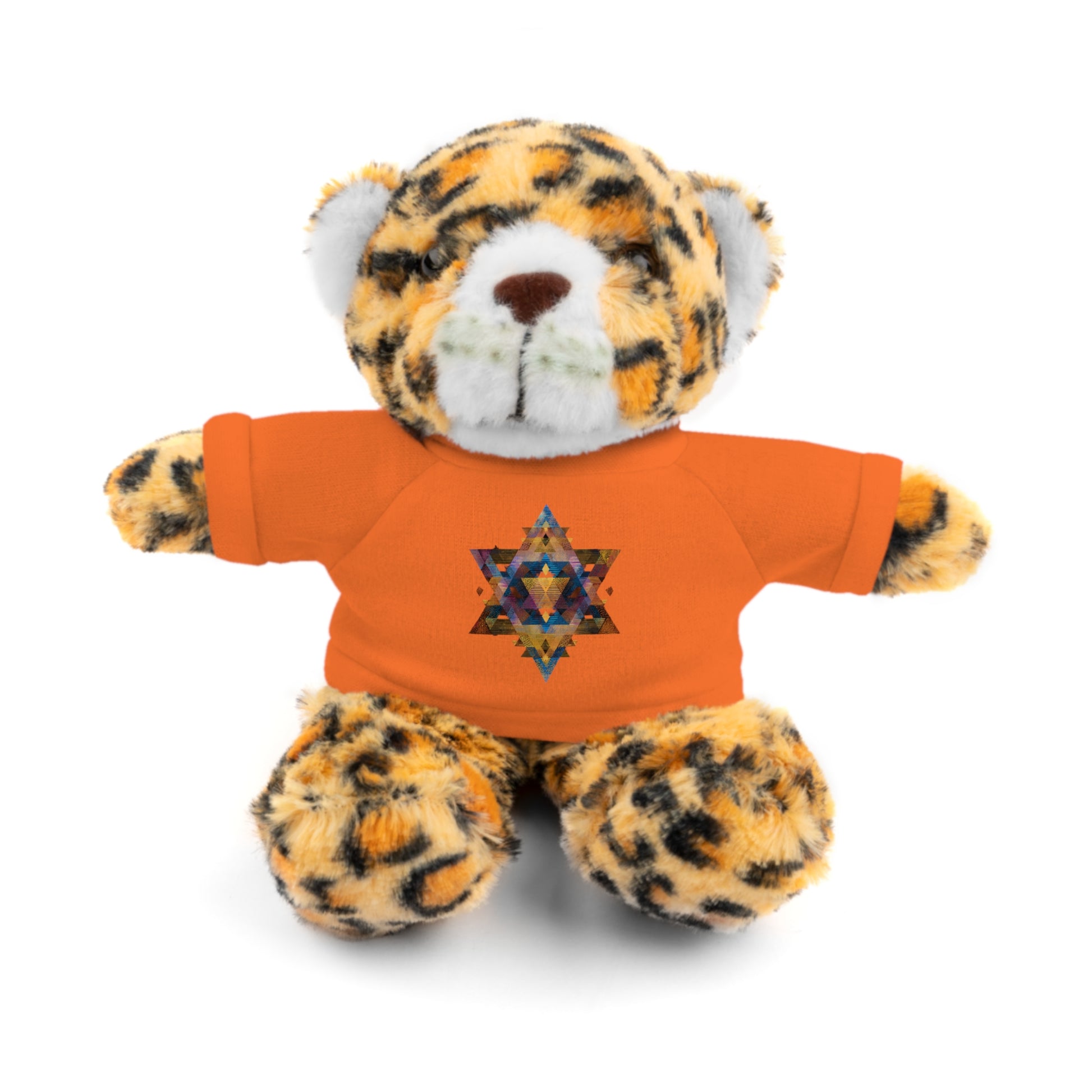 Star Of David Geometric Stuffed Animals with Tee - American Zionist
