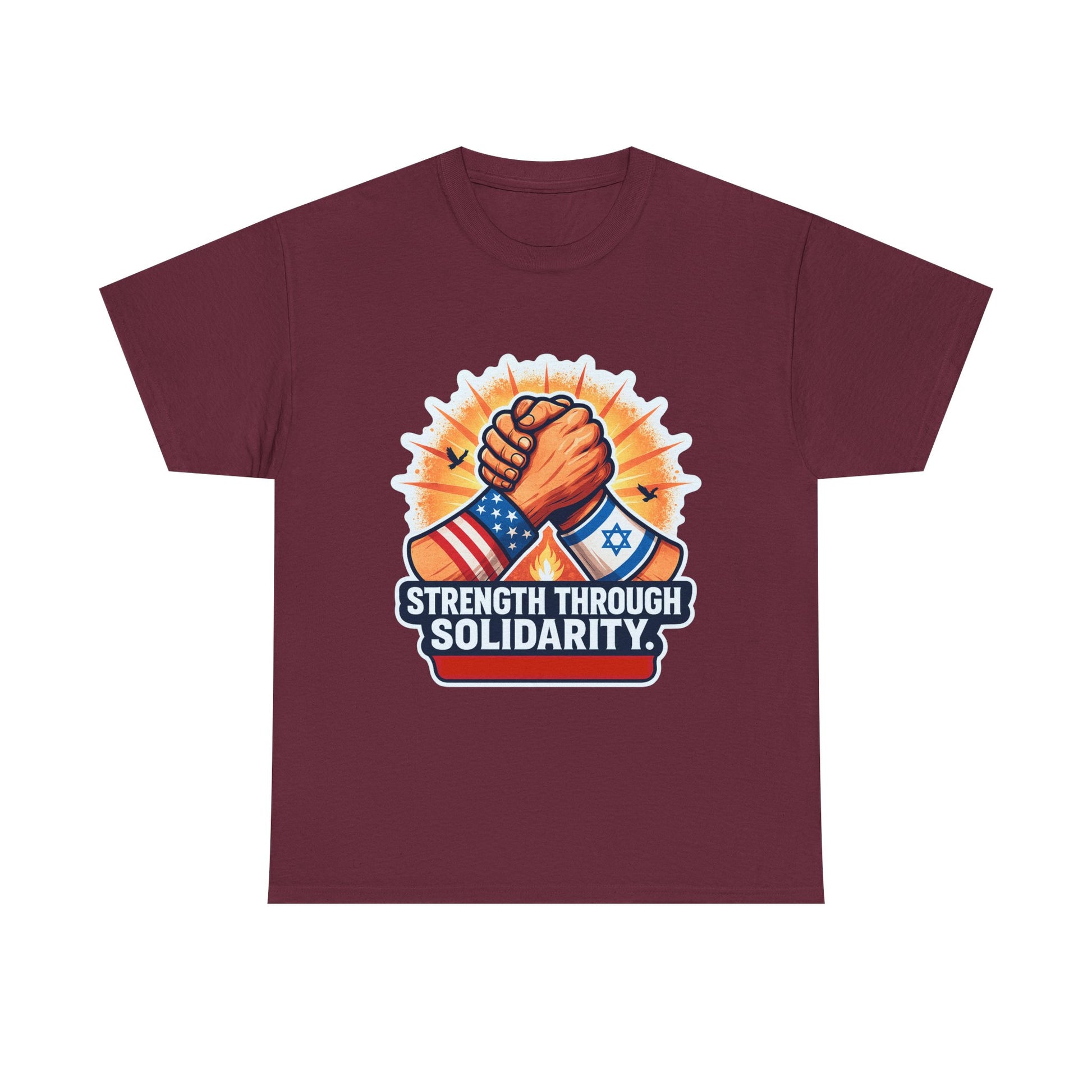 Strength Through Solidarity Unisex Heavy Cotton Tee - American Zionist