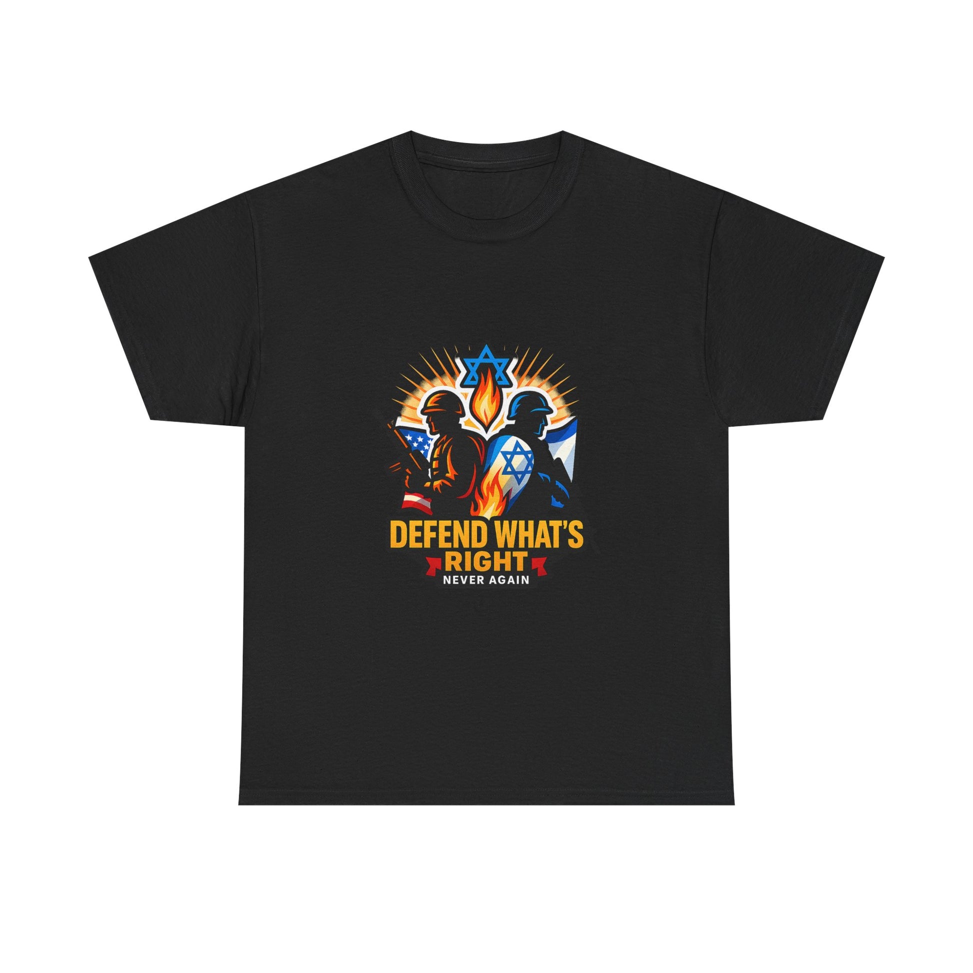 Defend Whats Right Unisex Heavy Cotton Tee - American Zionist