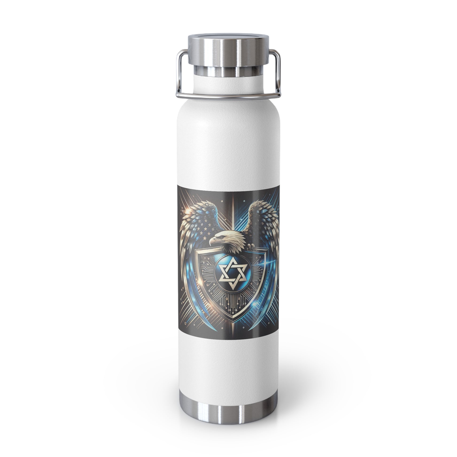 Wings of Zion Copper Vacuum Insulated Bottle, 22oz - American Zionist