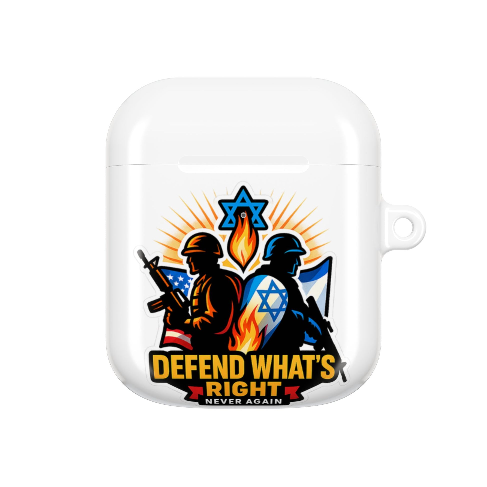 Defend What's Right AirPod Cases - American Zionist