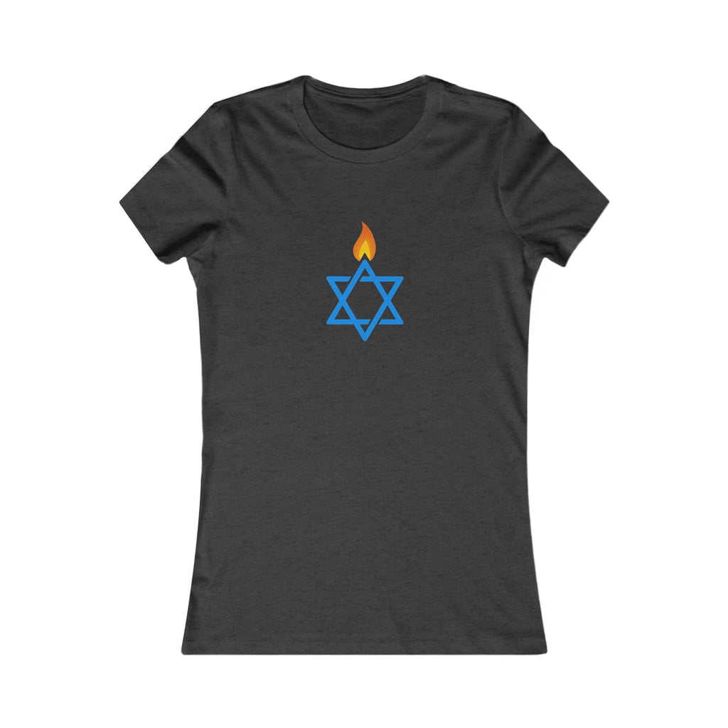 Fire Stars Of David Women's Favorite Tee - American Zionist