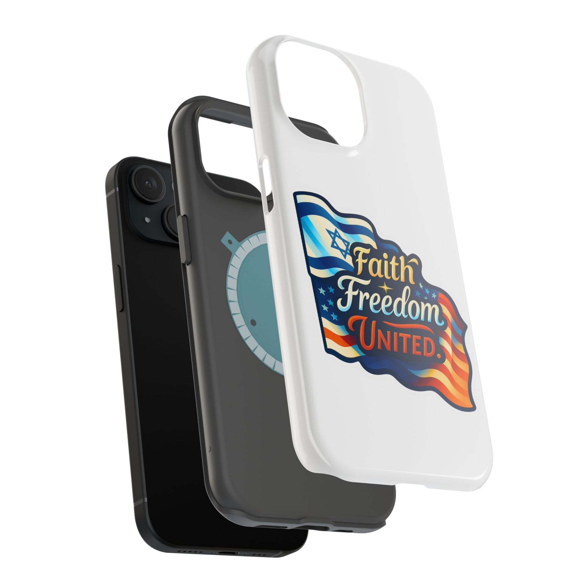Faith Freedom United Magnetic Tough Cases - American Zionist