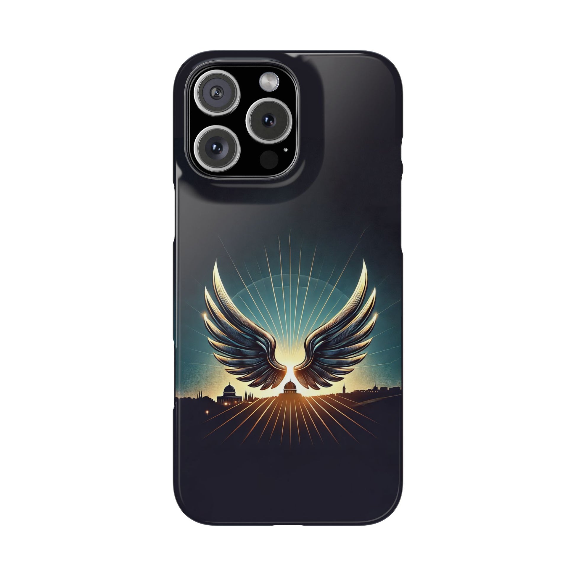 Sunset Wings Slim Phone Cases - American Zionist
