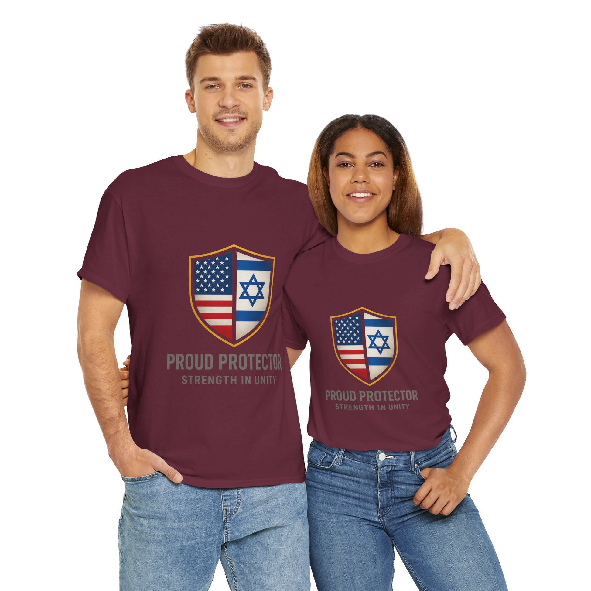Proud Protector Unisex Heavy Cotton Tee - American Zionist