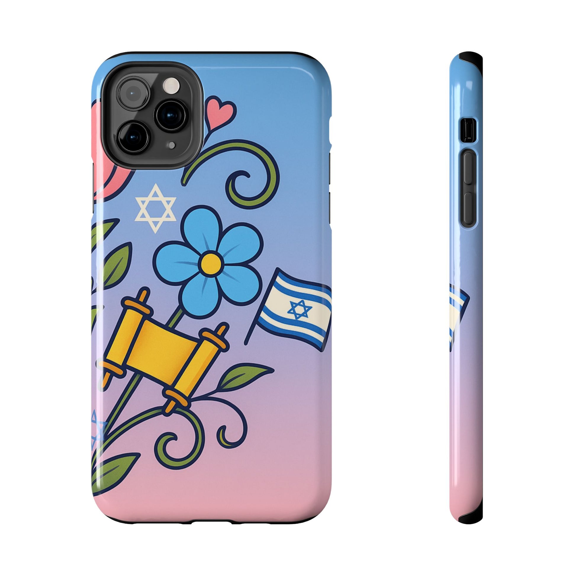 Flourish with Freedom Tough Phone Cases - American Zionist