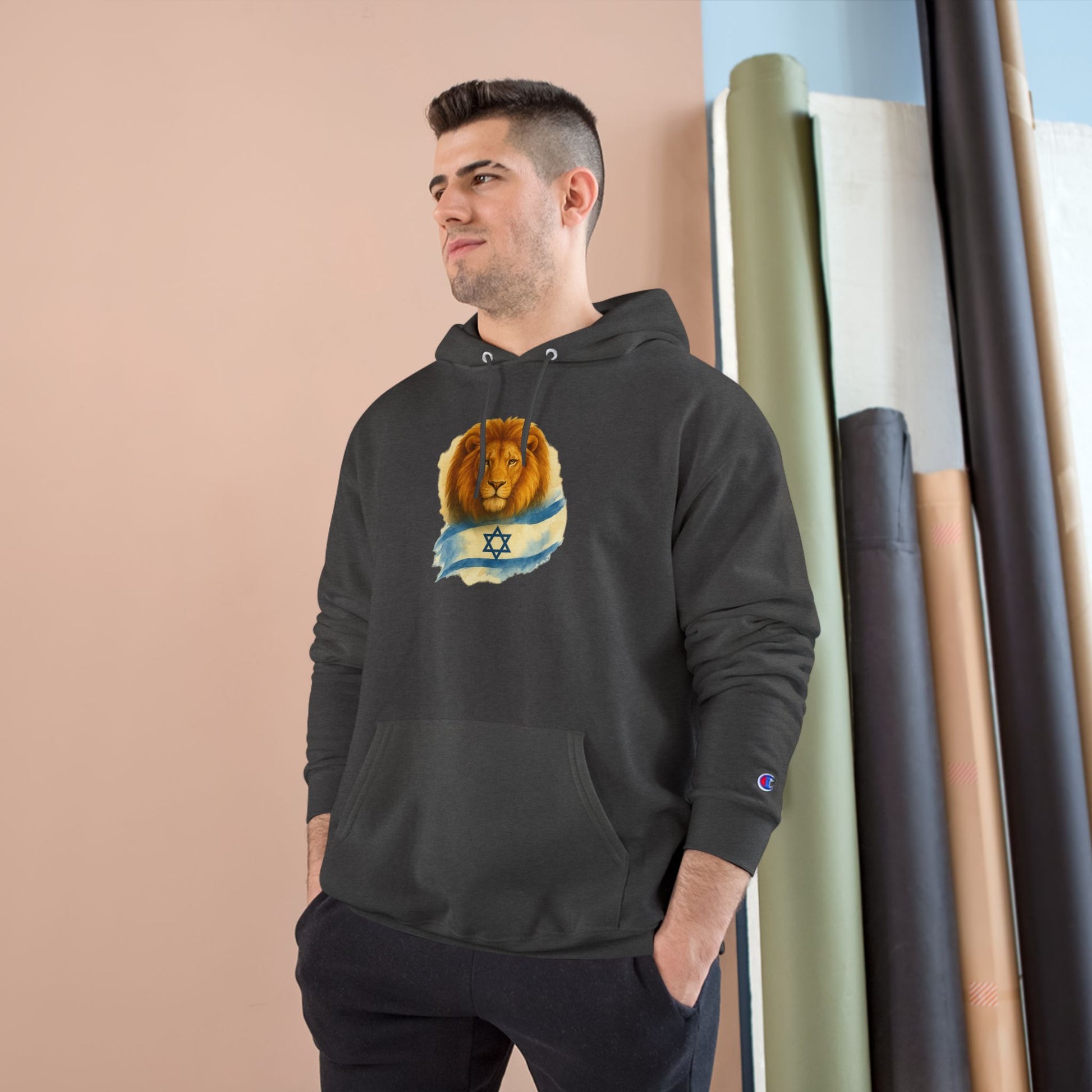 Lion Of Israel Champion Hoodie - American Zionist