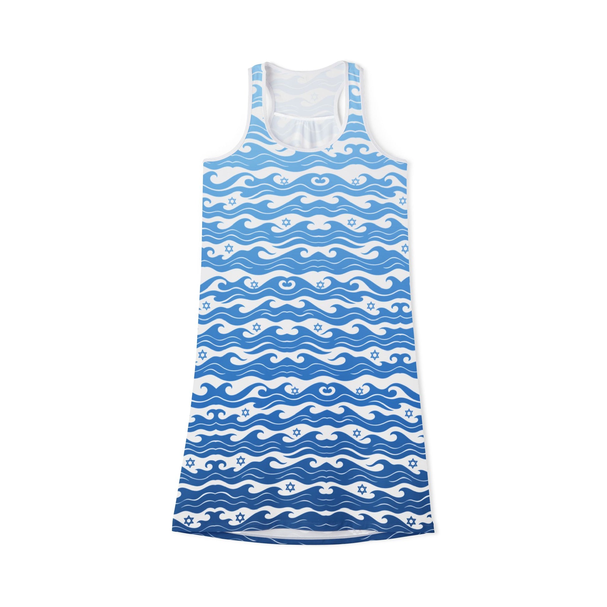Waves of the Land Women's Racerback Dress (AOP) - American Zionist