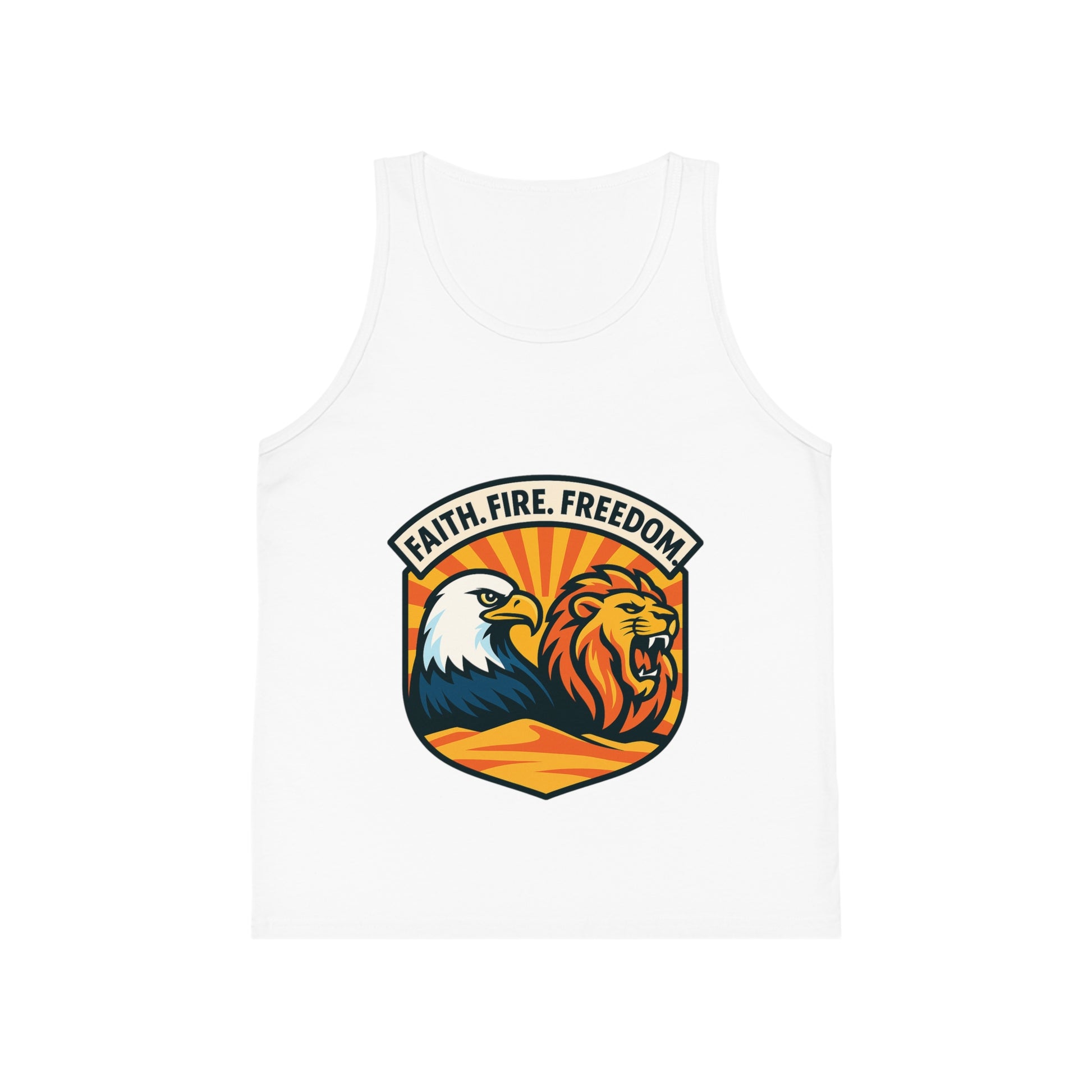 Lions Eagles Rise Kid's Jersey Tank Top - American Zionist