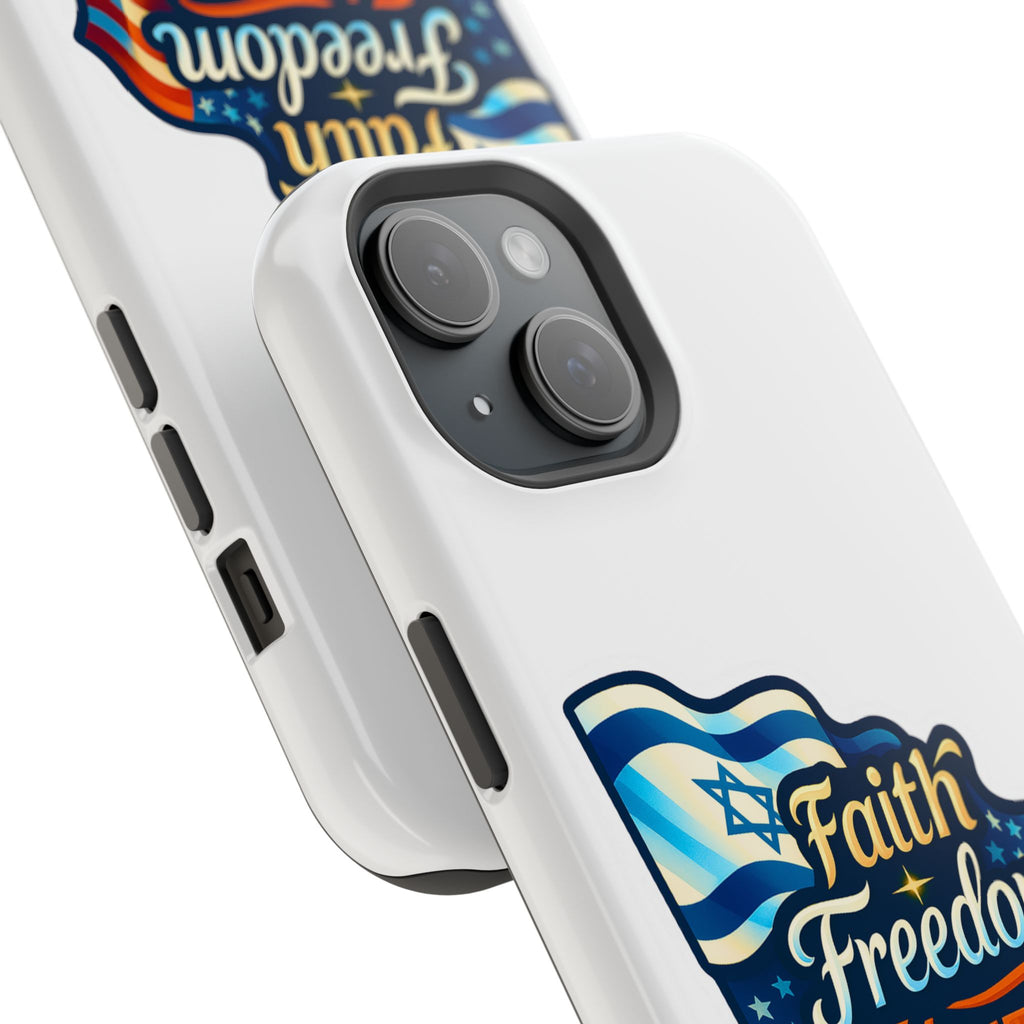 Faith Freedom United Magnetic Tough Cases - American Zionist