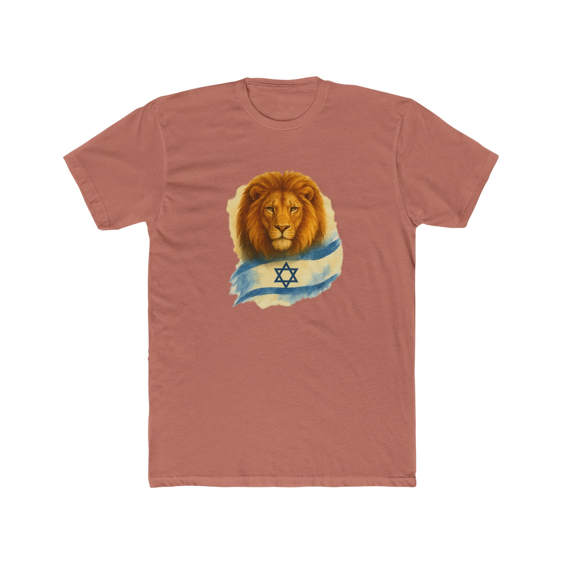 Lion Of Israel Unisex Cotton Crew Tee - American Zionist
