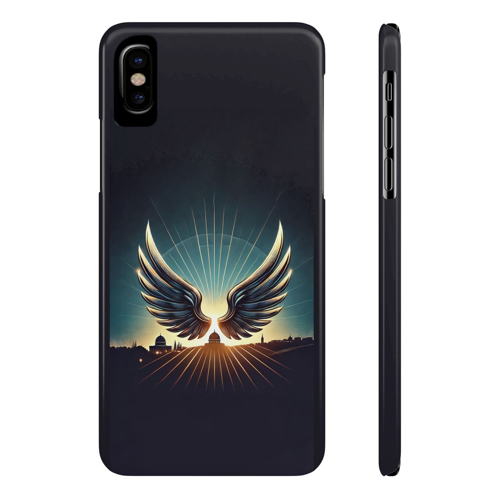Sunset Wings Slim Phone Cases - American Zionist