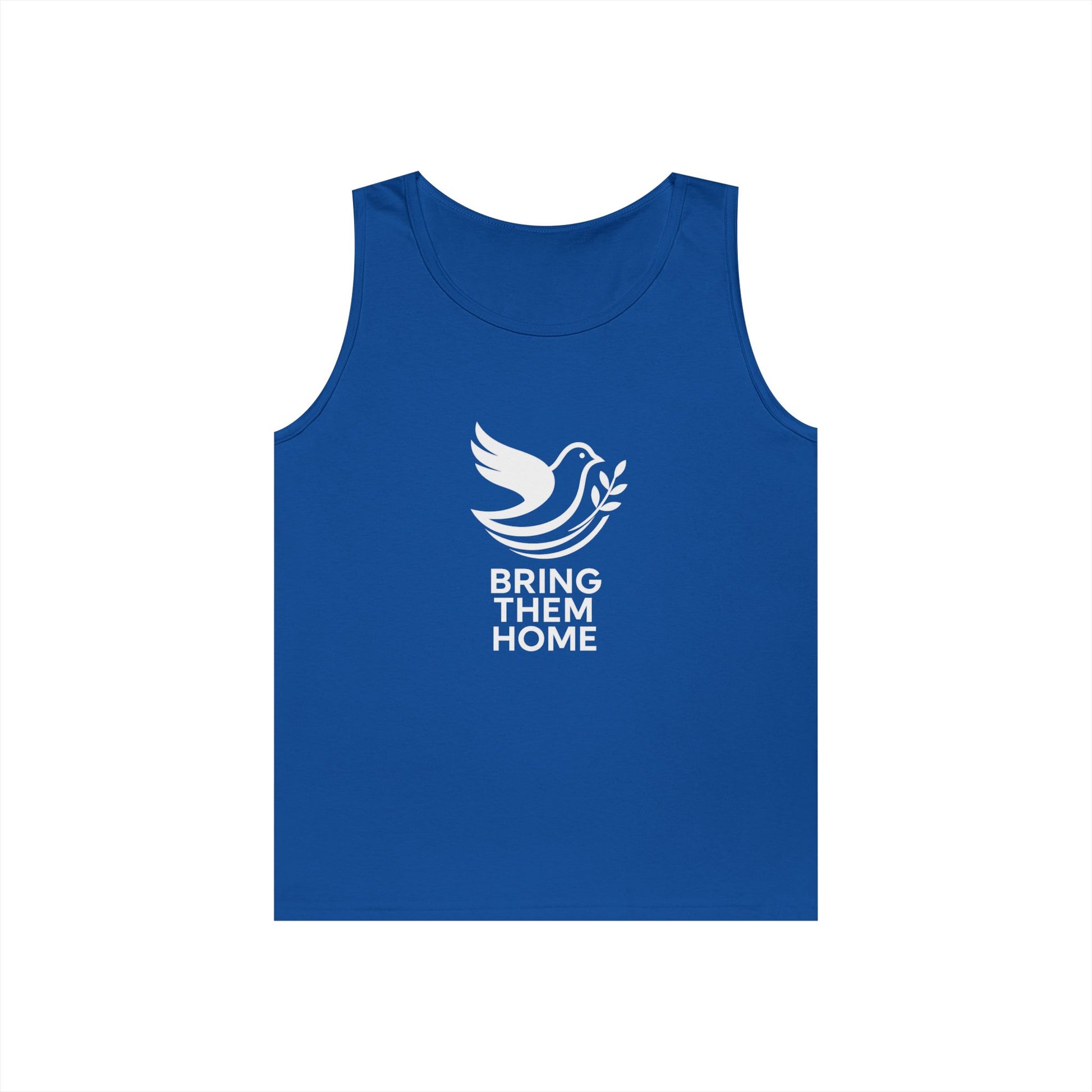 Dove Bring Them Home Unisex Heavy Cotton Tank Top - American Zionist