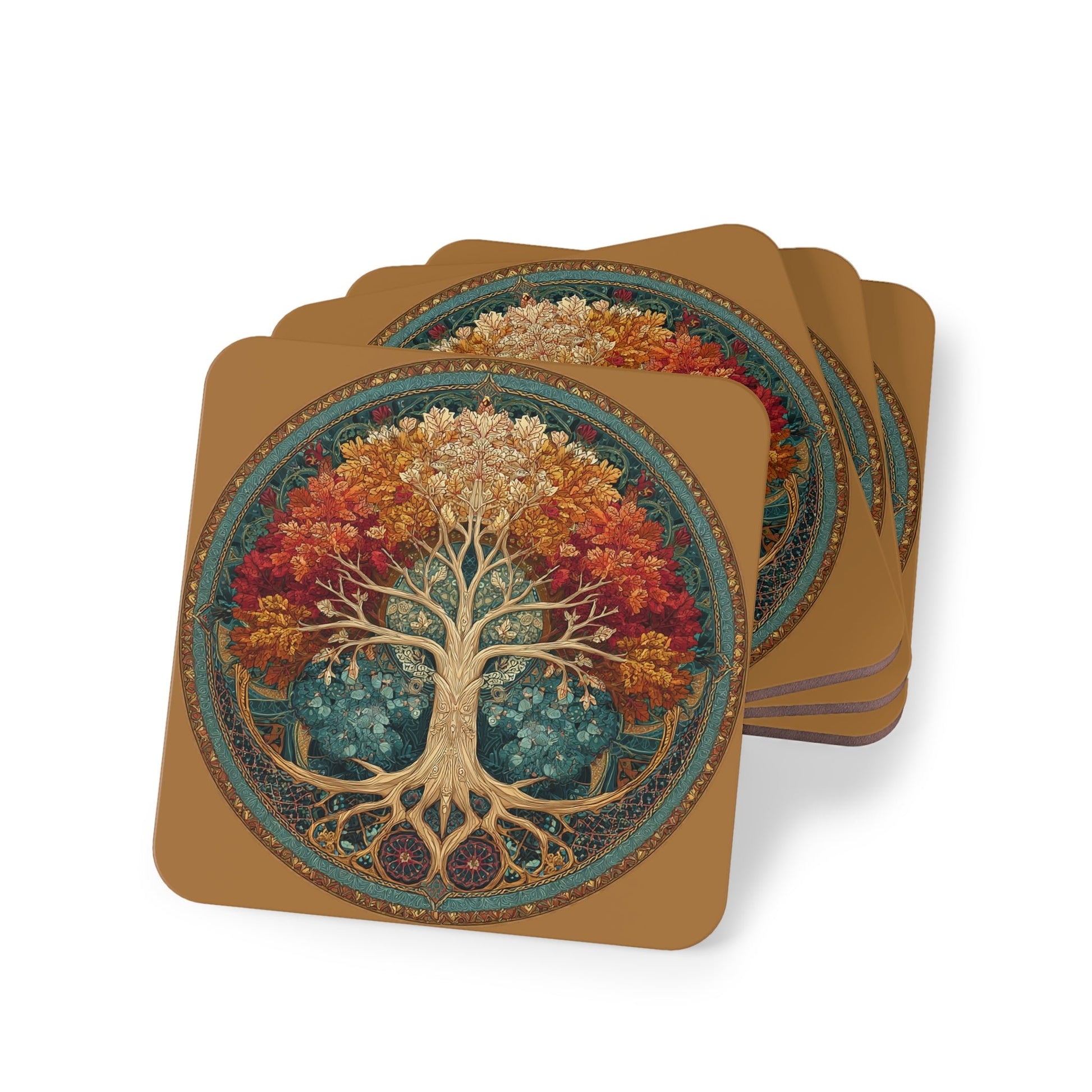 Autumn Radiance Coasters - American Zionist