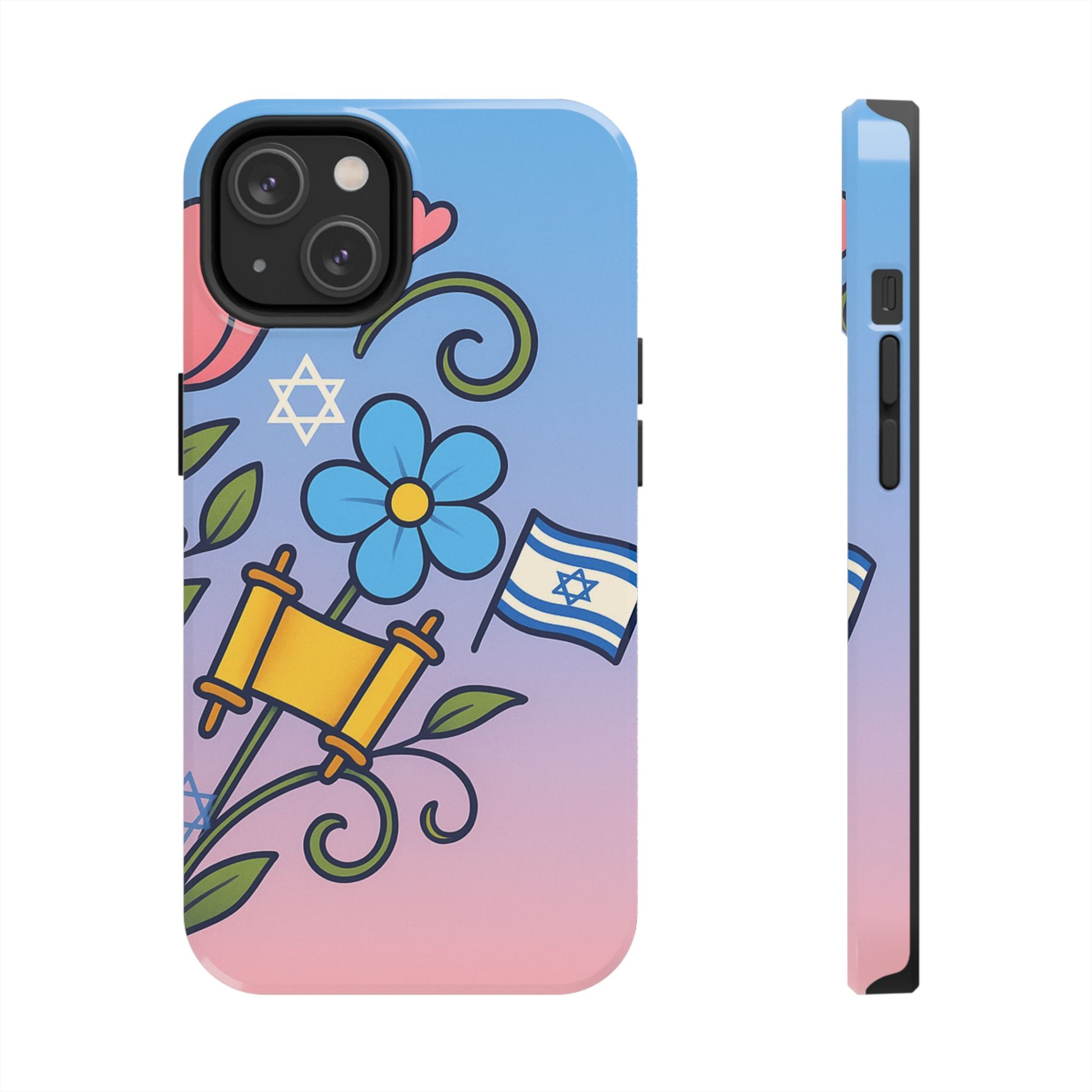 Flourish with Freedom Tough Phone Cases - American Zionist