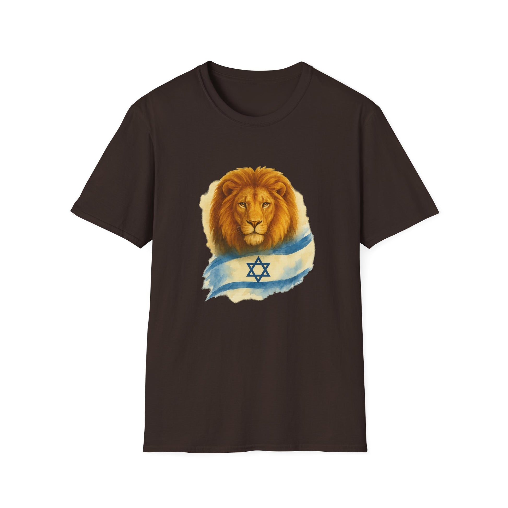 Lion Of Israel Unisex Softstyle T-Shirt - American Zionist