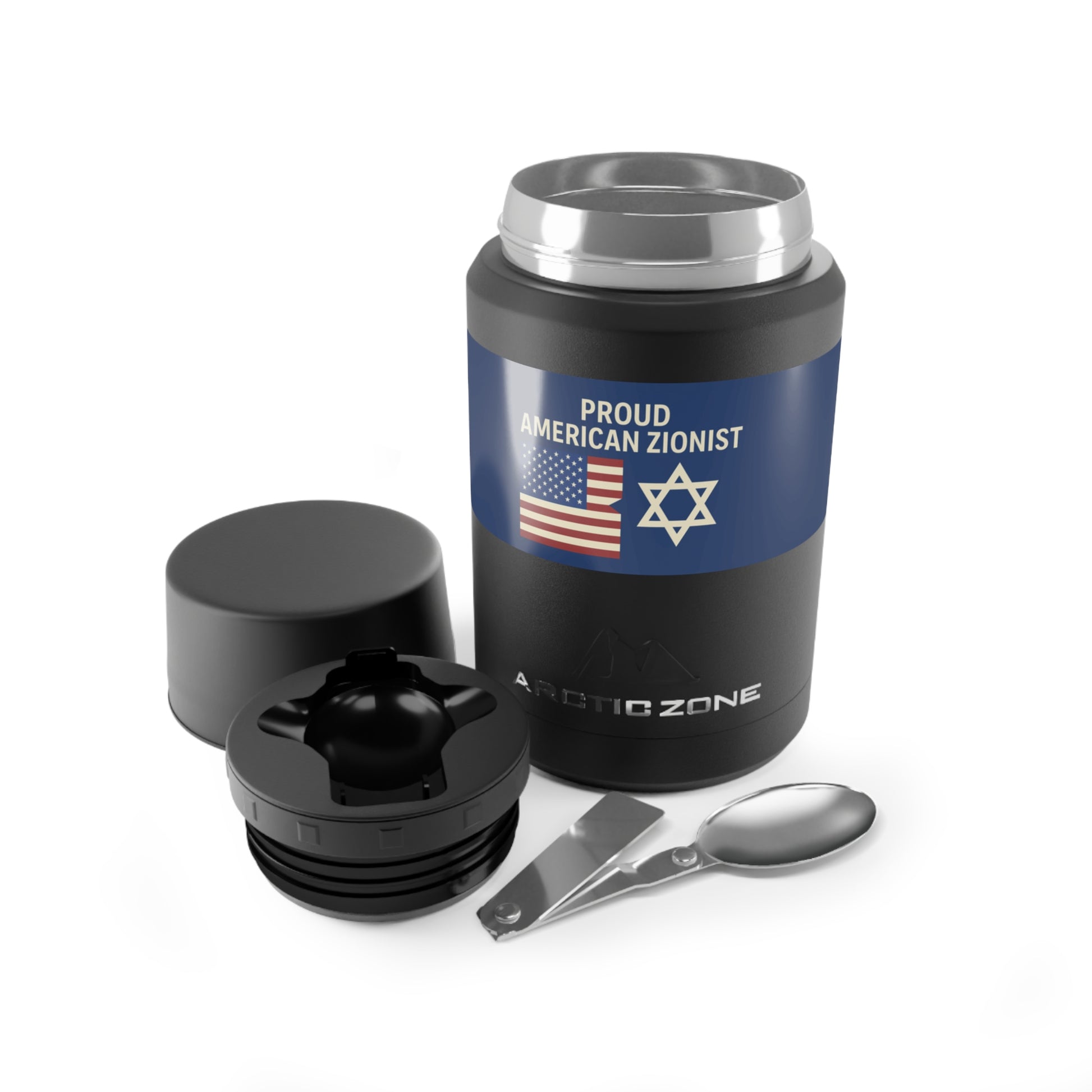 Blue Proud American Zionist Titan Copper Insulated Food Storage - American Zionist