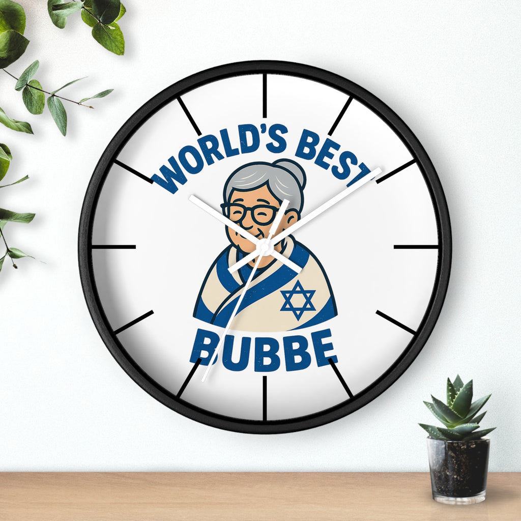 Best Bubbe Wall Clock - American Zionist