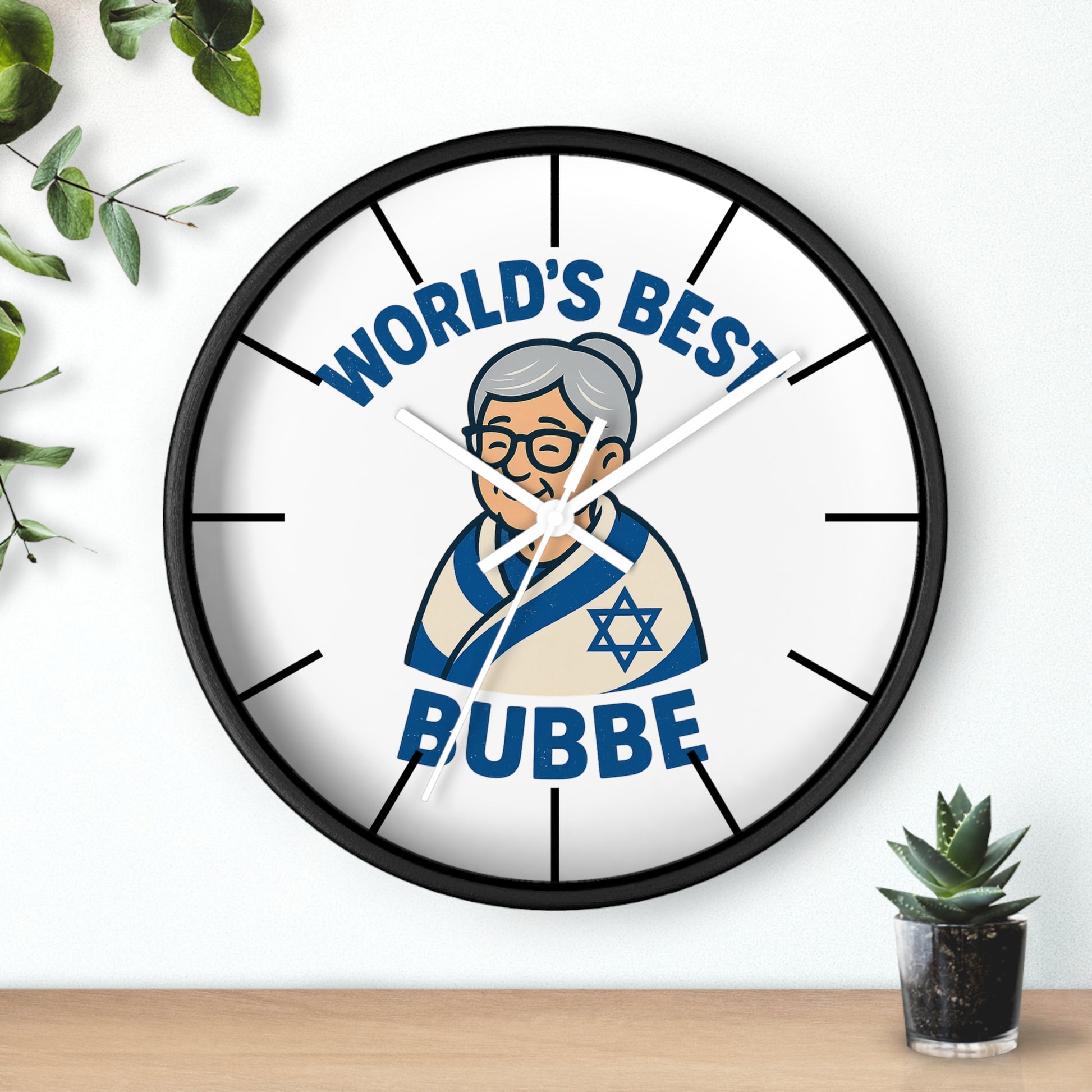 Best Bubbe Wall Clock - American Zionist