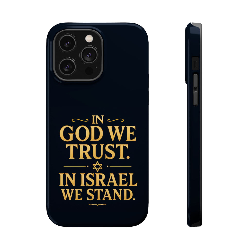 In God With Israel Magnetic Tough Cases - American Zionist