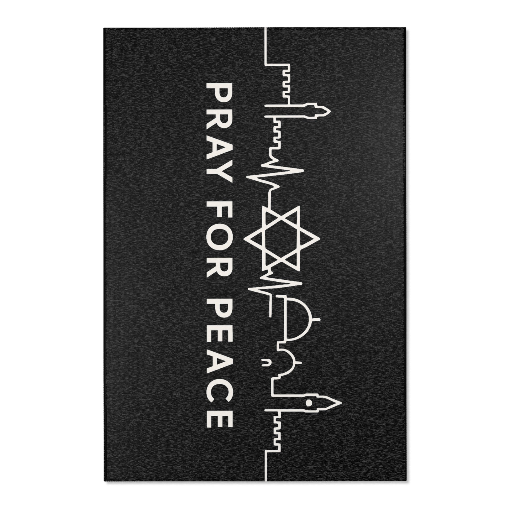 Pray For Peace Area Rugs - American Zionist