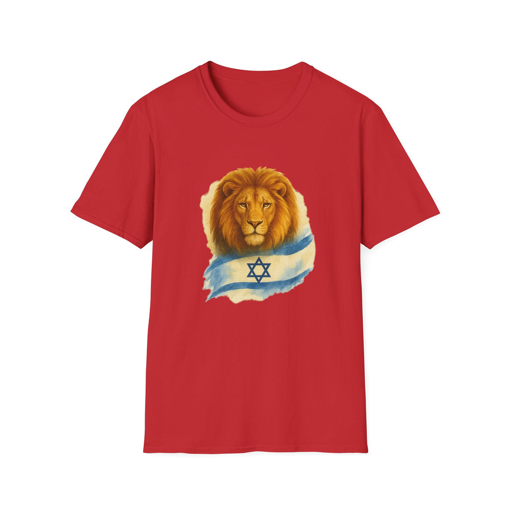 Lion Of Israel Unisex Softstyle T-Shirt - American Zionist