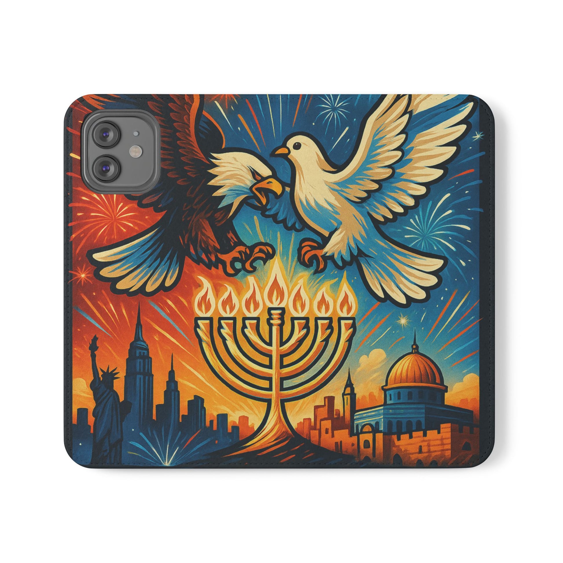 Red White and Blue Flip Cases - American Zionist