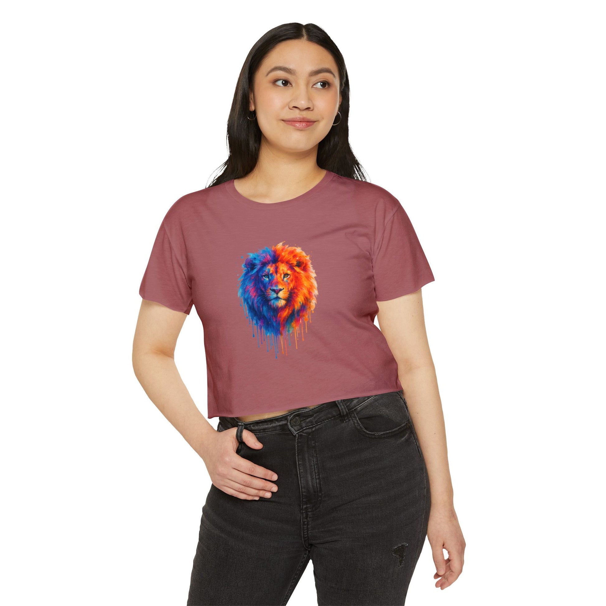 Judah Unleashed Women's Festival Crop Top - American Zionist
