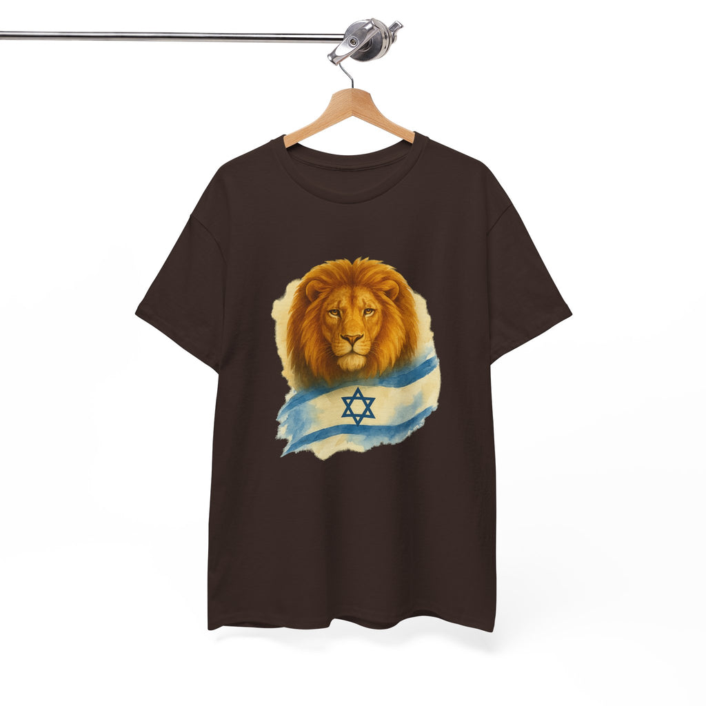 Lion Of Israel Unisex Heavy Cotton Tee - American Zionist