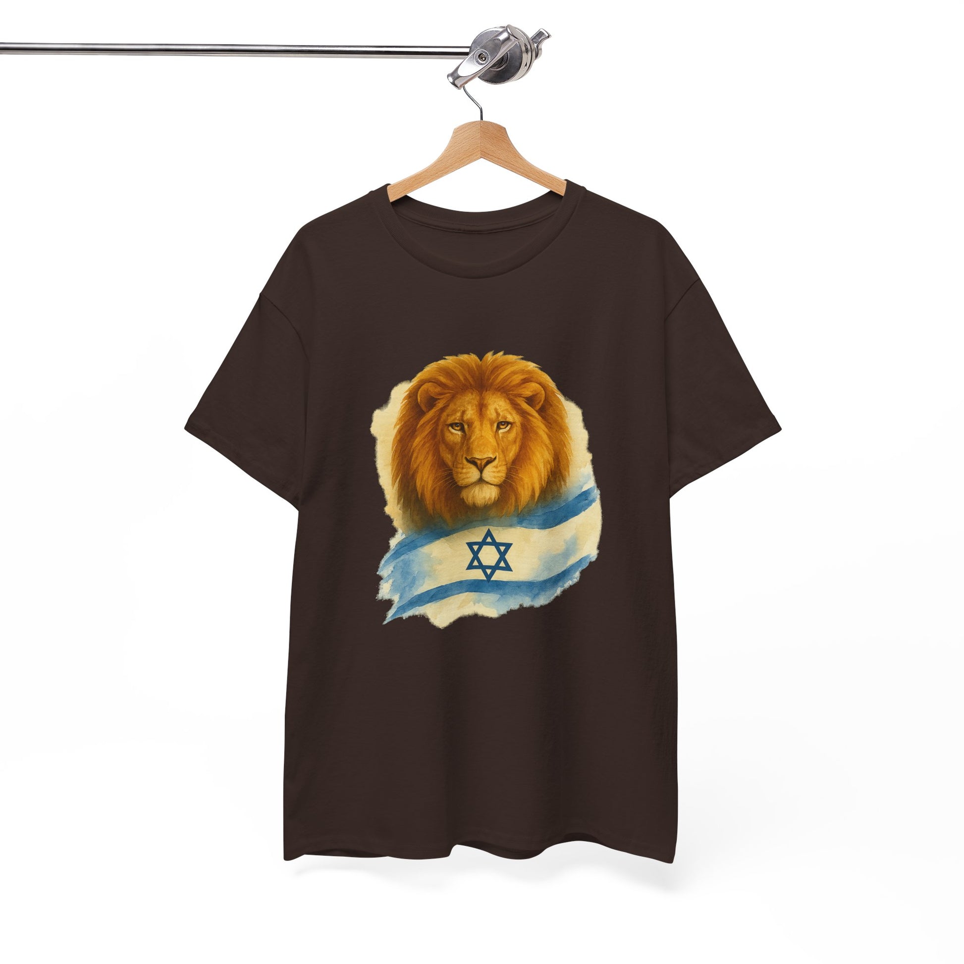 Lion Of Israel Unisex Heavy Cotton Tee - American Zionist