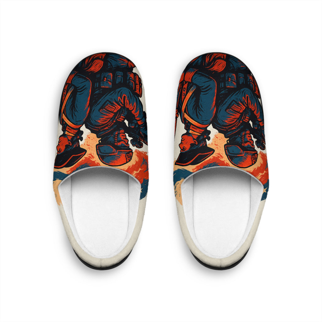 Defenders Across Generations Women's Indoor Slippers - American Zionist