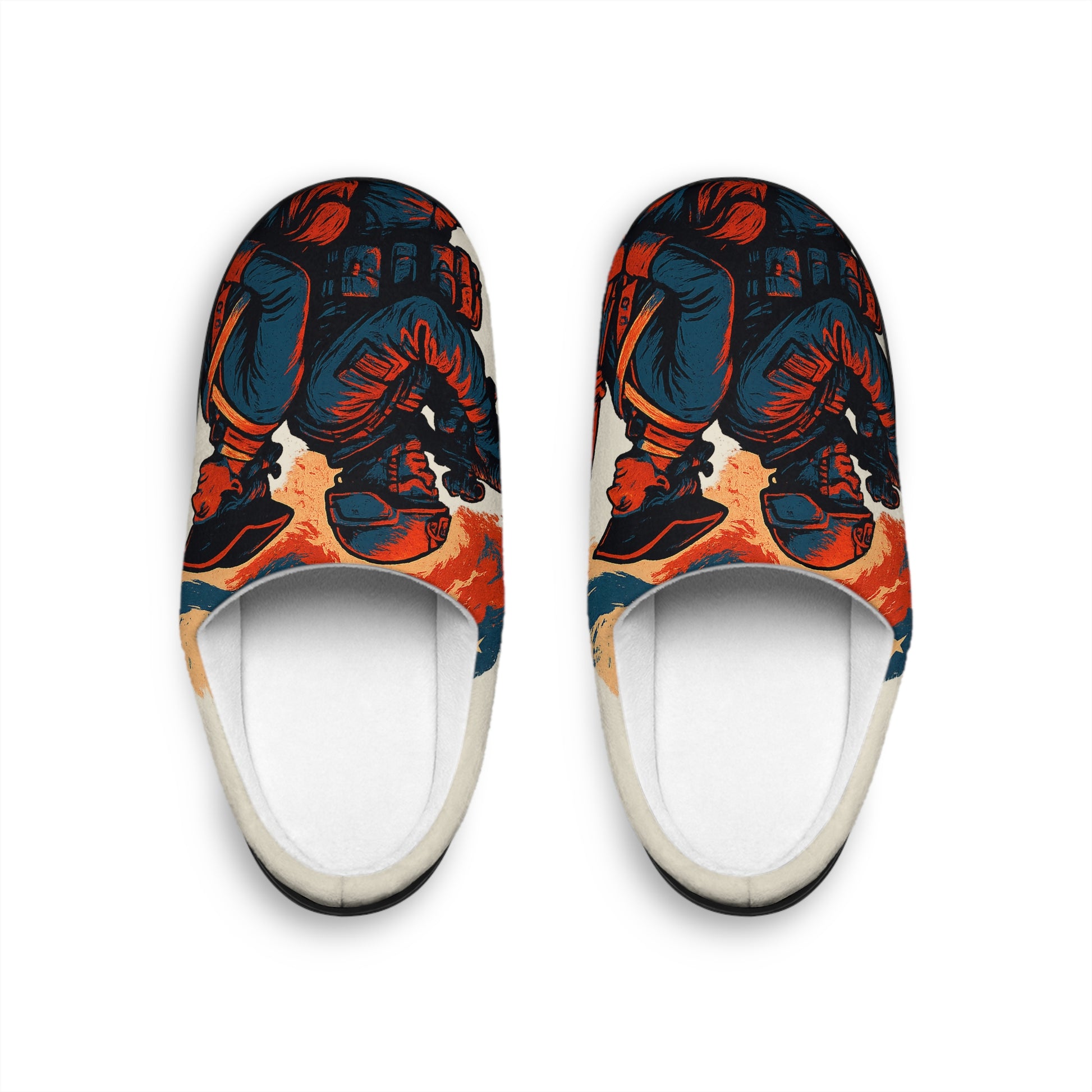 Defenders Across Generations Women's Indoor Slippers - American Zionist