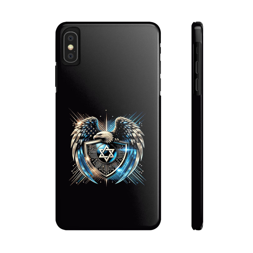 Wings of Zion Slim Phone Cases - American Zionist