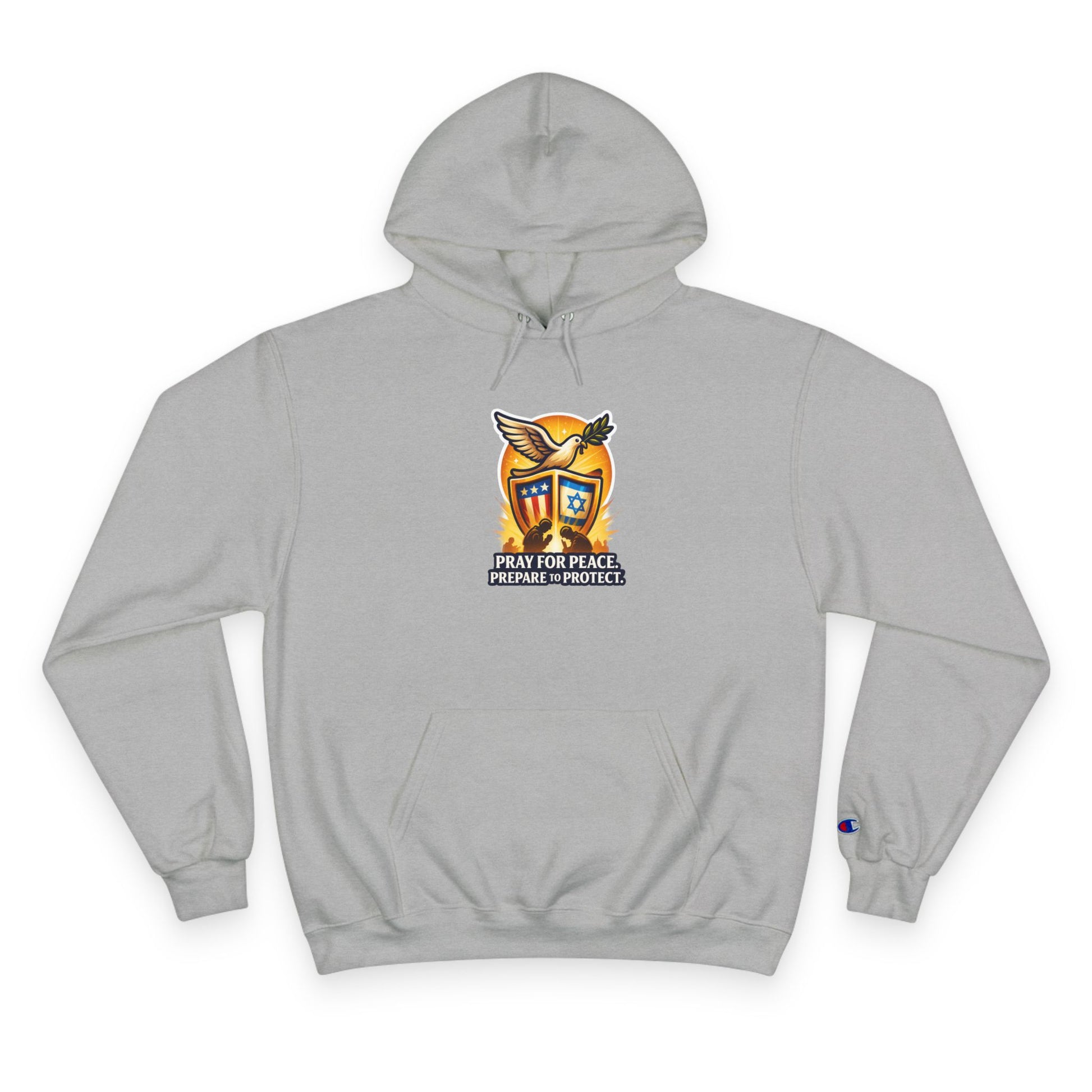 Pray For Peace Champion Hoodie - American Zionist